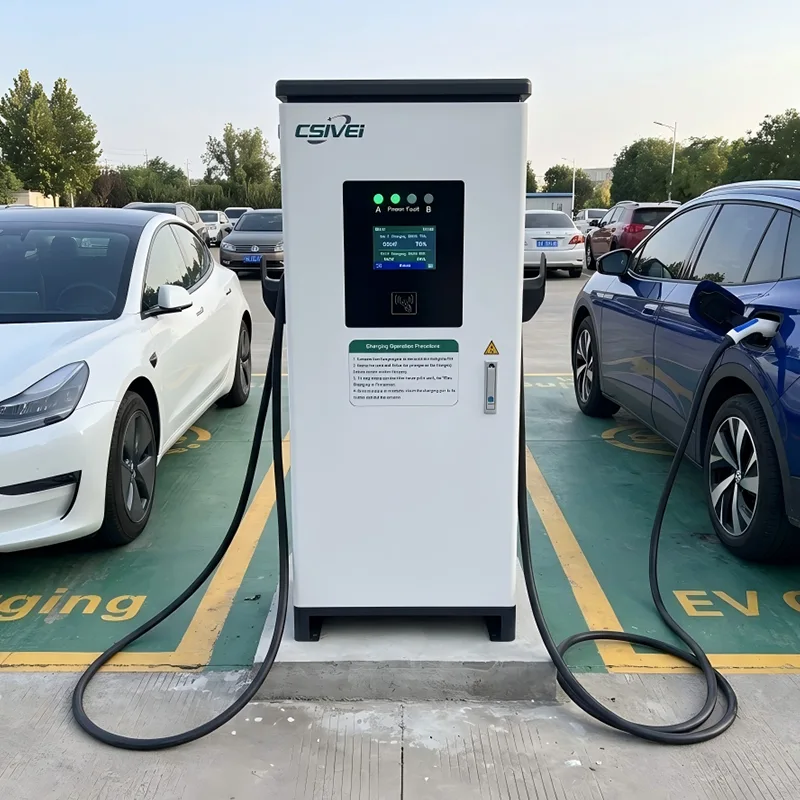 Dual-Gun Standing DC EV Charger